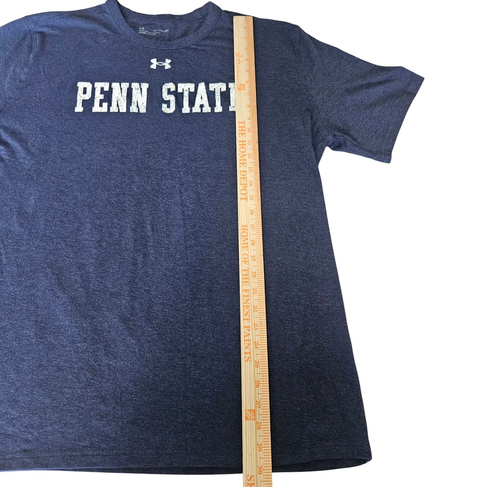 Under Armour Penn State Nittany Lions Mens 2XL Navy Blue Heather Graphic T-Shirt - Picture 4 of 6
